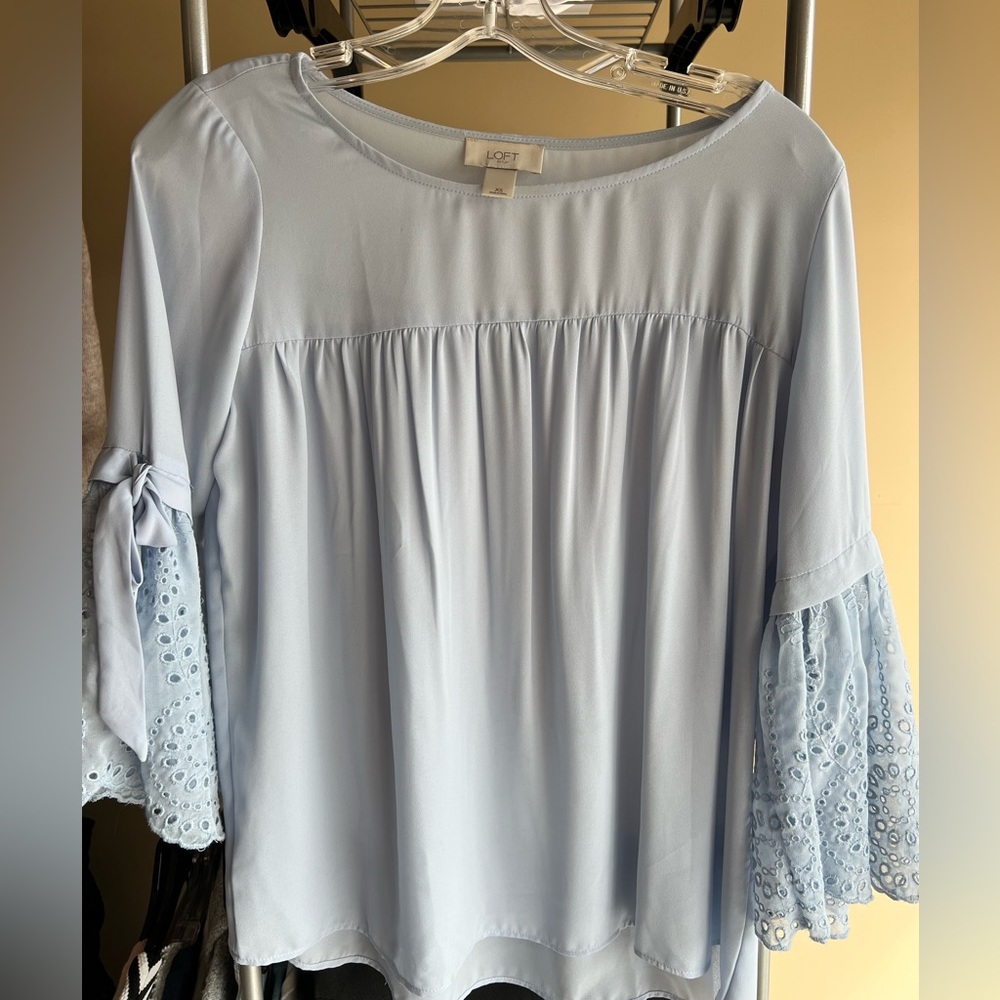 Women’s blue blouse